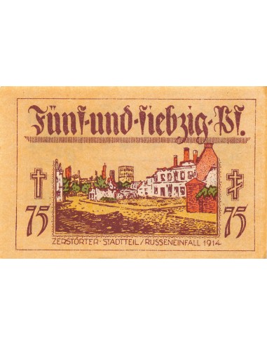 ALLEMAGNE, NEIDENBURG - 75 PFENNIG 1921
