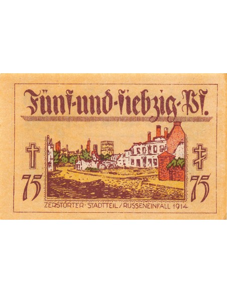ALLEMAGNE, NEIDENBURG - 75 PFENNIG 1921