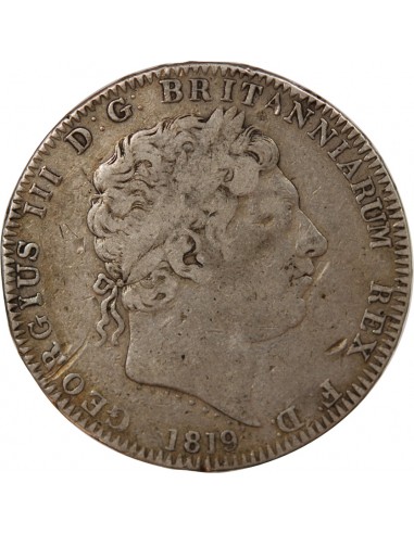 GRANDE-BRETAGNE﻿, GEORGE III﻿ - COURONNE ARGENT 1819