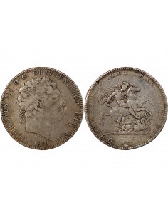 GRANDE-BRETAGNE﻿, GEORGE III﻿ - COURONNE ARGENT 1819 2
