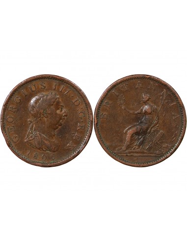 GRANDE-BRETAGNE, GEORGE III - PENNY 1806