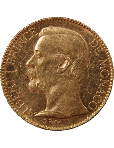 MONACO, ALBERT Ier - 100 FRANCS OR 1891 A PARIS