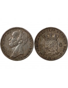 PAYS-BAS, GUILLAUME II - GULDEN ARGENT 1846 2