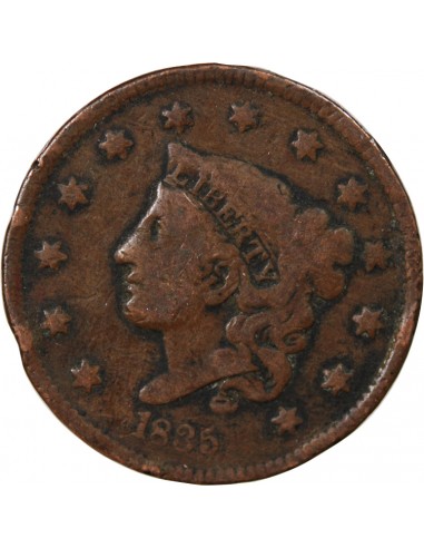 USA - 1 CENT CORONET / MATRON 1835