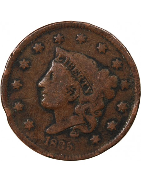 USA - 1 CENT CORONET / MATRON 1835