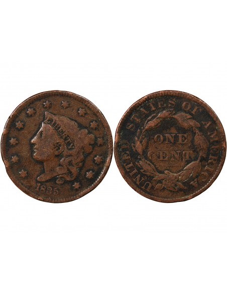 USA - 1 CENT CORONET / MATRON 1835