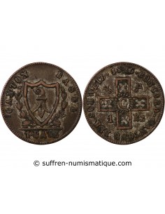 SUISSE, CANTON DE BÂLE - 1 BATZEN 1826