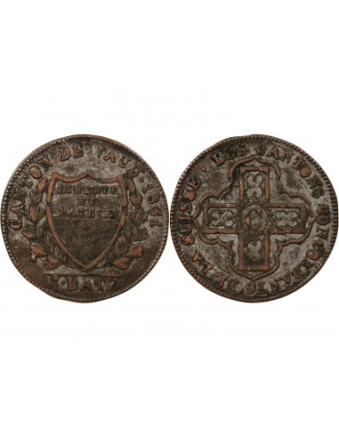 SUISSE, VAUD - 1 BATZ 1931