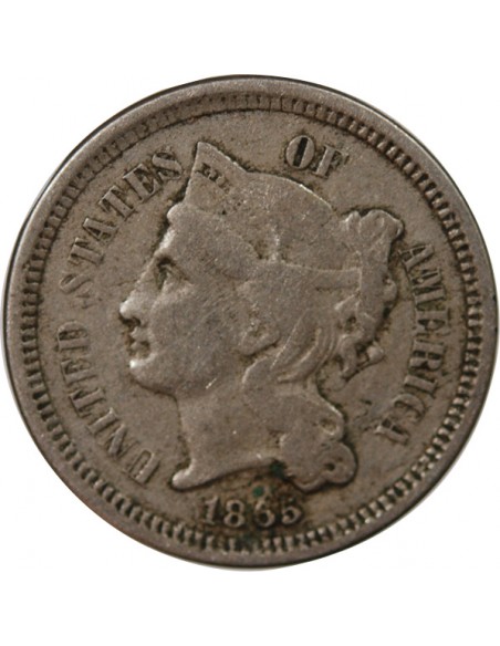 USA - 3 CENTS 1865