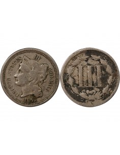 USA - 3 CENTS 1865 2