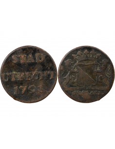 PAYS-BAS, VILLE D'UTRECHT - 1 DUIT 1791 2