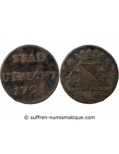 PAYS-BAS, VILLE D'UTRECHT - 1 DUIT 1791