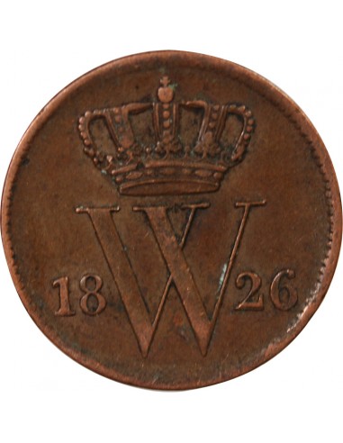 PAYS-BAS, WILLEM I - 1 CENT 1826, UTRECHT