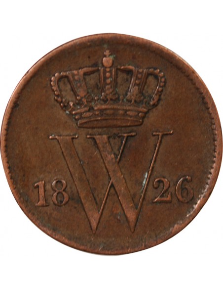 PAYS-BAS, WILLEM I - 1 CENT 1826, UTRECHT