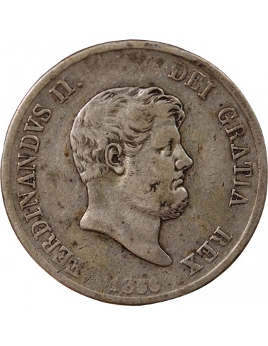 ITALIE, ROYAUME DES DEUX-SICILES, FERDINAND II - 120 GRANA ARGENT 1856