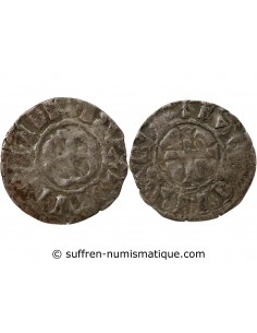 DUCHÉ DE BRETAGNE, GUY DE THOUARS - DENIER 1199 / 1201 NANTES