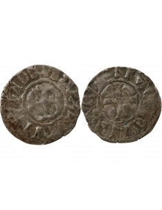 DUCHÉ DE BRETAGNE, GUY DE THOUARS - DENIER 1199 / 1201 NANTES 2