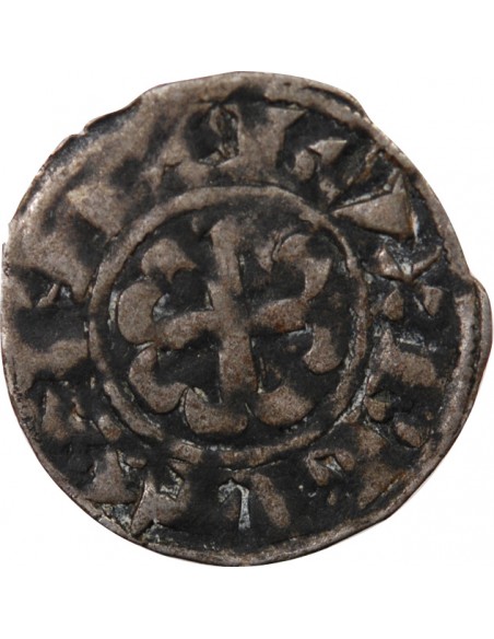 DUCHÉ DE BRETAGNE, GUY DE THOUARS - DENIER 1199 / 1201 NANTES