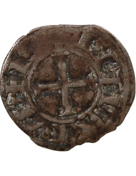 DUCHÉ DE BRETAGNE, GUY DE THOUARS - DENIER 1199 / 1201 NANTES