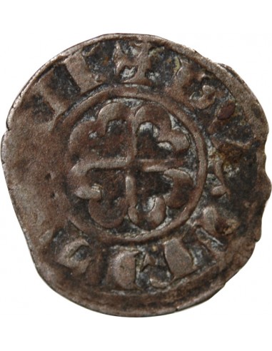 DUCHÉ DE BRETAGNE, GUY DE THOUARS - DENIER 1199 / 1201 NANTES