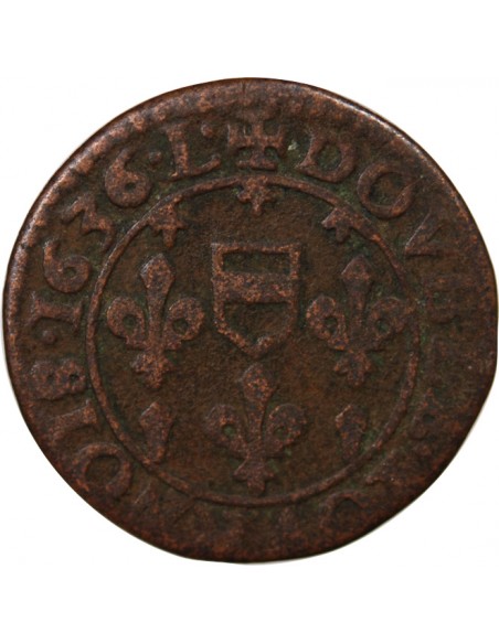 Berry, Boisbelle Henrichemont, Maximilien de Béthune - Double Tournois 1636