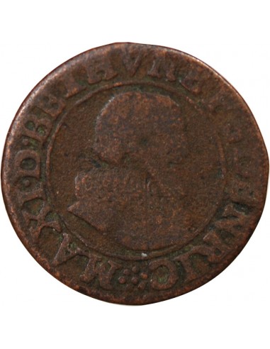 Berry, Boisbelle Henrichemont, Maximilien de Béthune - Double Tournois 1636