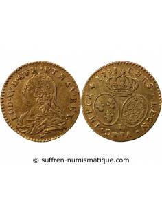 LOUIS XV ﻿- 1/2 LOUIS D'OR AUX LUNETTES 1731 I LIMOGES