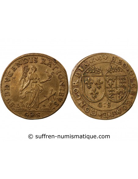 CHAMBRE DES COMPTES DU ROI, HENRI III – JETON LAITON