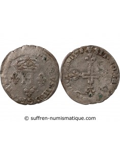 HENRI III - DOUBLE SOL PARISIS 1578 A PARIS