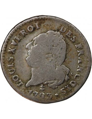 LOUIS XVI CONSTITUTION - 30 SOLS 1793 Q PERPIGNAN