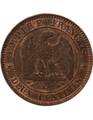 NAPOLEON III - 2 CENTIMES 1856 K BORDEAUX