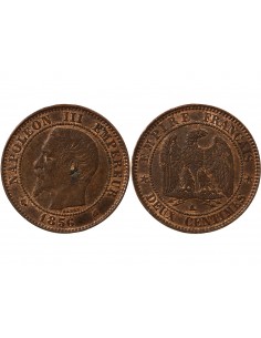 NAPOLEON III - 2 CENTIMES 1856 K BORDEAUX 2