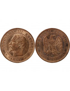 NAPOLEON III - 2 CENTIMES 1854 A PARIS 2