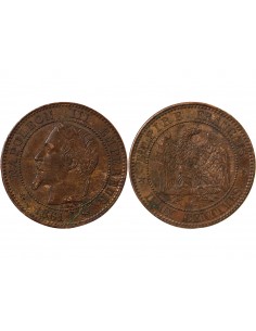 NAPOLEON III - 2 CENTIMES 1861 K BORDEAUX 2