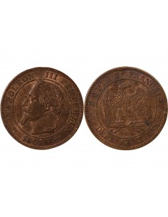NAPOLEON III - 2 CENTIMES 1861 K BORDEAUX 2