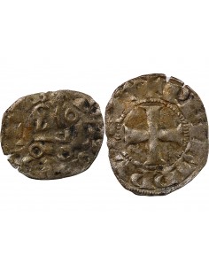 LOUIS VIII / IX - DENIER TOURNOIS 1223 / 1245 2