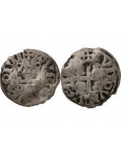 LOUIS VIII / IX - DENIER TOURNOIS 1223 / 1245 2