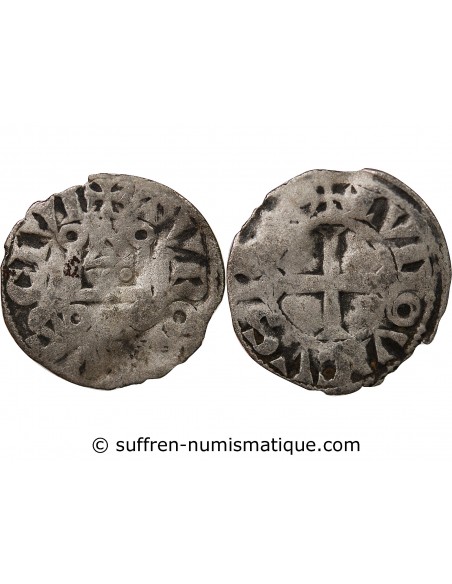 LOUIS VIII / IX - DENIER TOURNOIS 1223 / 1245