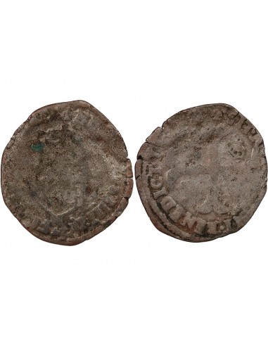 HENRI IV - DOUZAIN AUX DEUX H 1593-1596 N - MONTPELLIER