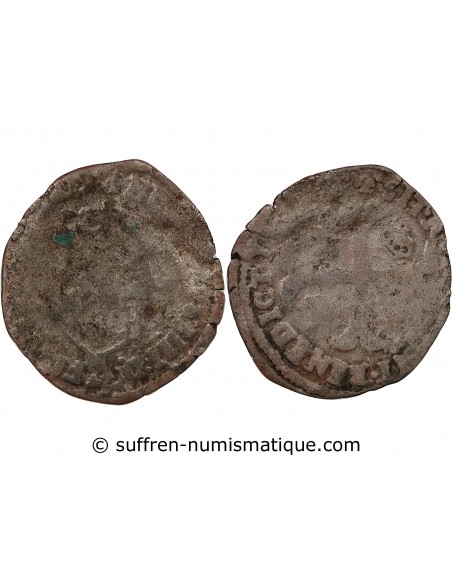 HENRI IV - DOUZAIN AUX DEUX H 1593-1596 N - MONTPELLIER