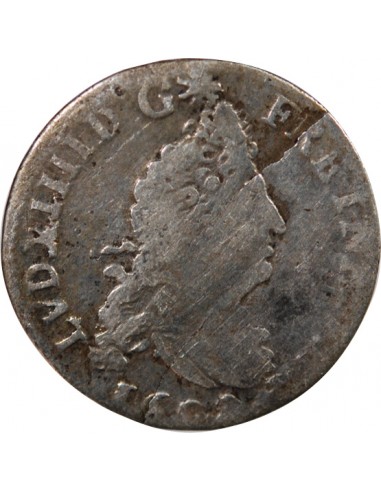 LOUIS XIV﻿ - 4 SOLS AUX DEUX L 1692 RENNES