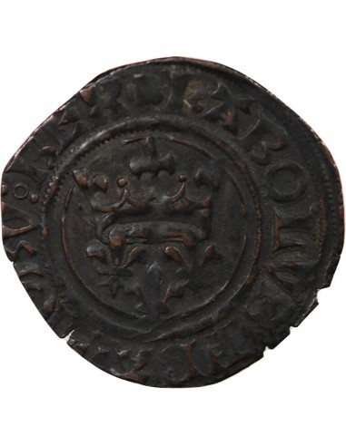 CHARLES VI﻿ LE FOU - GROS DIT "FLORETTE" 1380 /1422 MONTPELLIER