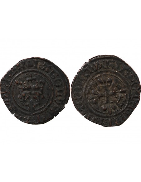 CHARLES VI﻿ LE FOU - GROS DIT "FLORETTE" 1380 /1422 MONTPELLIER