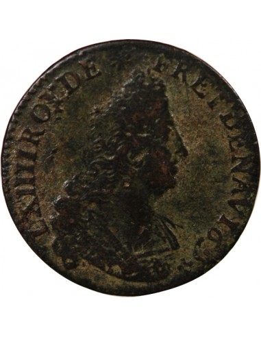 LOUIS XIV - LIARD AU BUSTE ÂGE 1694 A PARIS
