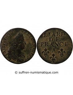 LOUIS XIV - LIARD AU BUSTE ÂGE 1694 A PARIS