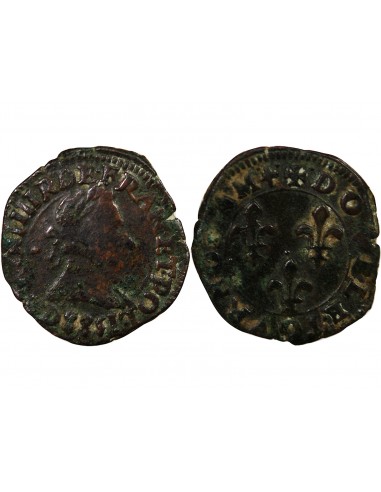 HENRI III - DOUBLE TOURNOIS 1588 D LYON﻿