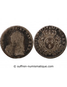 LOUIS XV - 1/10 ECU AUX BRANCHES D'OLIVIER 1726 W LILLE