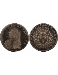 LOUIS XV - 1/10 ECU AUX BRANCHES D'OLIVIER 1726 W LILLE 2