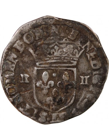LOUIS XIII - 1/4 ECU ARGENT 1627 L BAYONNE