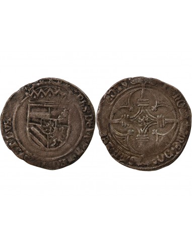PAYS-BAS, DUCHÉ DE BRABANT, PHILIPPE LE BEAU - 2 PATARDS 1496-1499